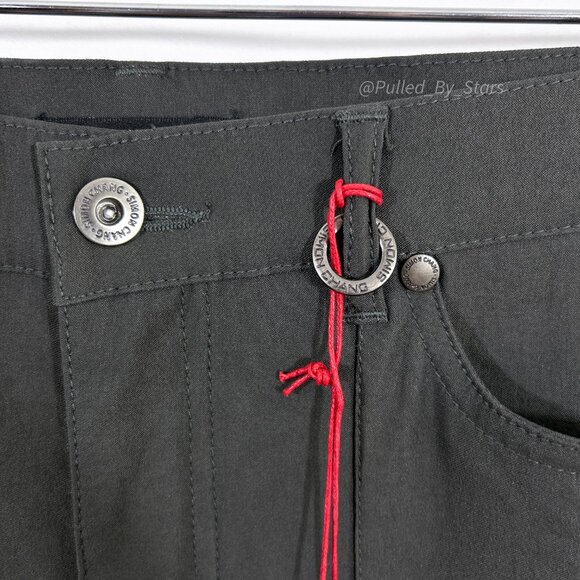 SIMON CHANG DENIM Tummy Control Micro Twill Straight Leg Pant Size 2 NWT - Picture 5 of 12
